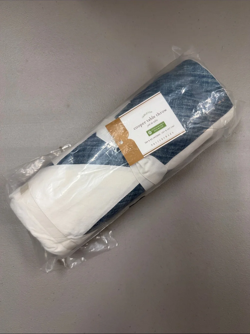 Pottery Barn Cooper Geometric Table Throw 50